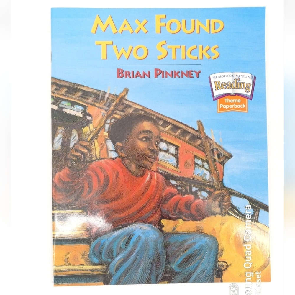 Houghton Mifflin Reading Max Found Two Sticks Paperback Book Grade 1.5 Theme 9